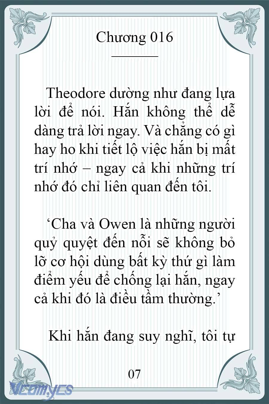 [Novel] Người Chồng Ghét Tôi Đã Mất Trí Nhớ Chap 16 - Next Chap 17
