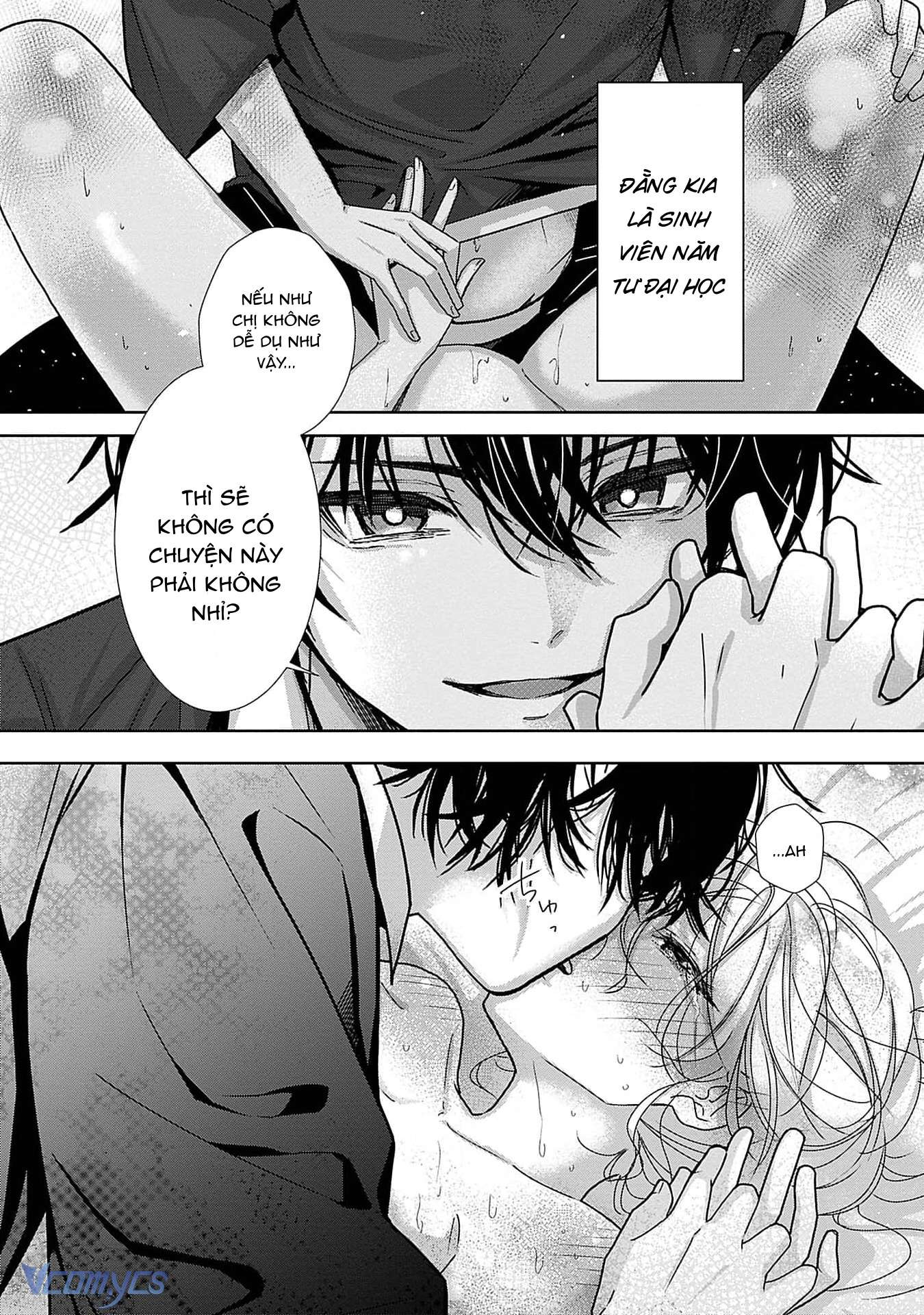 [18+]Bị Em Trai Nhà Bên Dụ Dỗ Rồi!!! Chap 1 - Trang 2