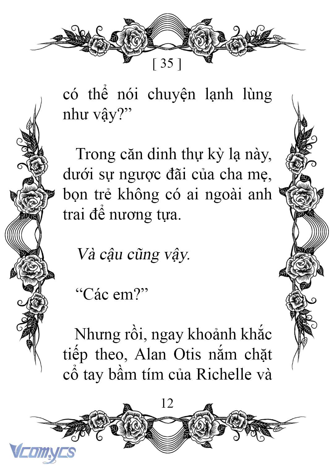 [Novel] Chào Mừng Đến Với Dinh Thự Hoa Hồng Chap 35 - Trang 2