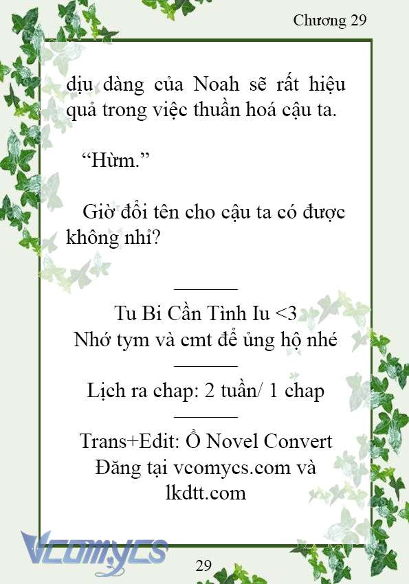 [Novel] Trở Thành Em Gái Của Nam Chính Tiểu Thuyết Đam Mỹ Chap 29 - Next Chap 30