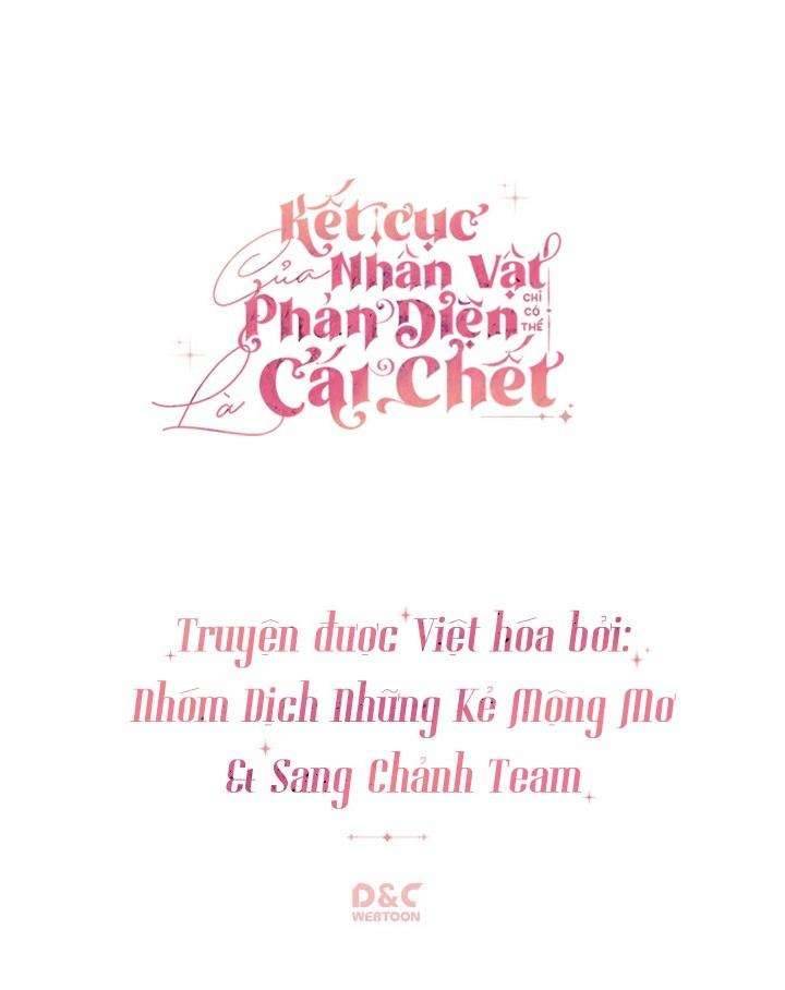 Kết Cục Của Nhân Vật Phản Diện Chỉ Có Thể Là Cái Chết Chapter 38 - Next Chapter 39