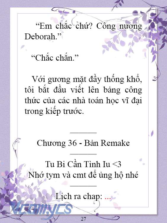 [Novel] Làm Ác Nữ Bộ Không Tốt Sao? Chap 36 - Next Chap 37