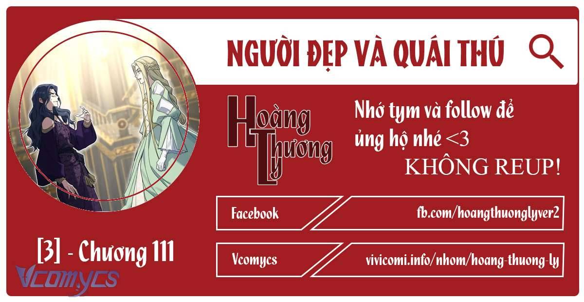 Người Đẹp Và Quái Thú Chap 111 - Trang 3
