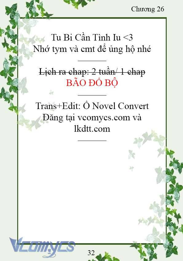 [Novel] Trở Thành Em Gái Của Nam Chính Tiểu Thuyết Đam Mỹ Chap 26 - Next Chap 27