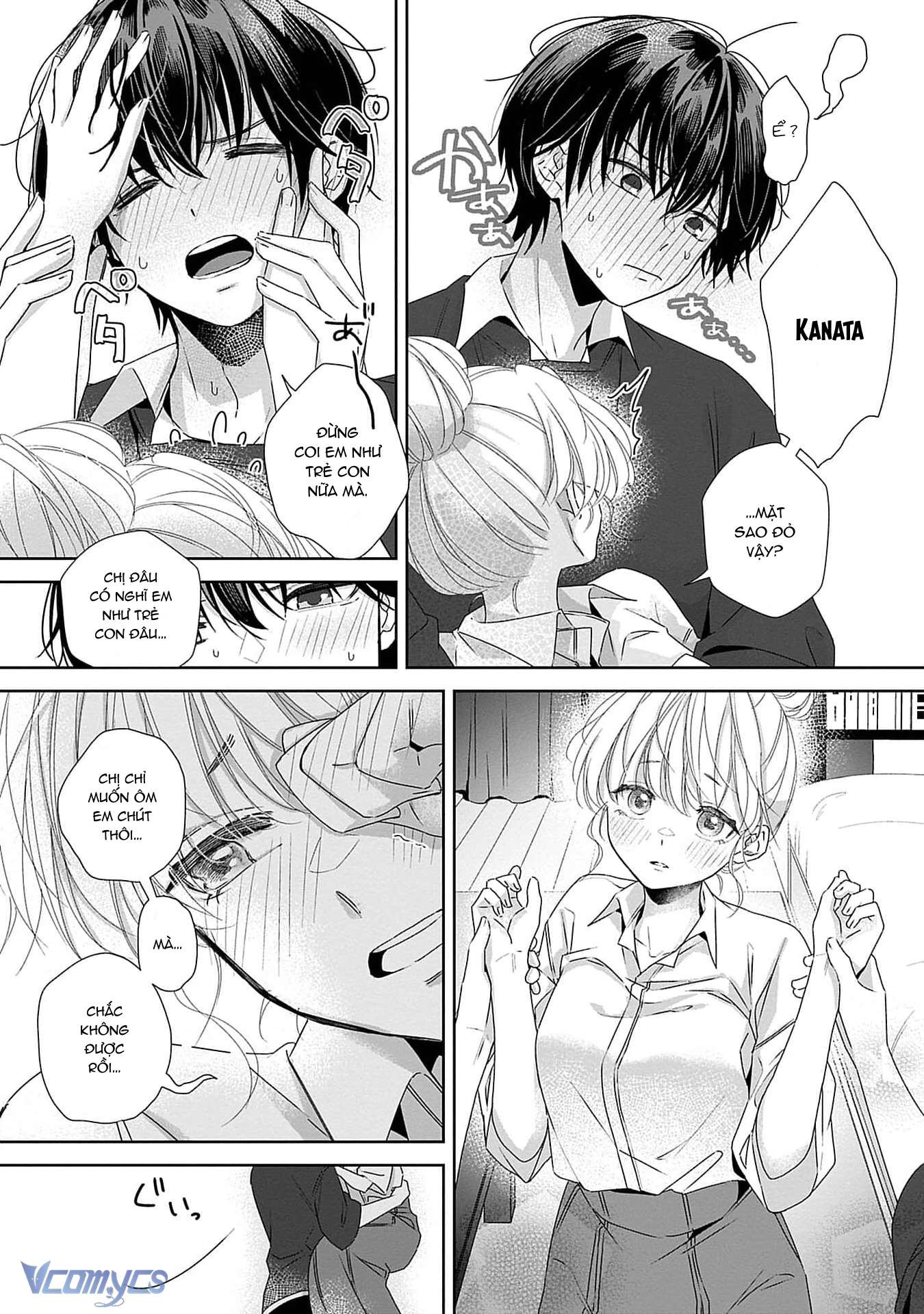 [18+]Bị Em Trai Nhà Bên Dụ Dỗ Rồi!!! Chap 10 - Trang 2