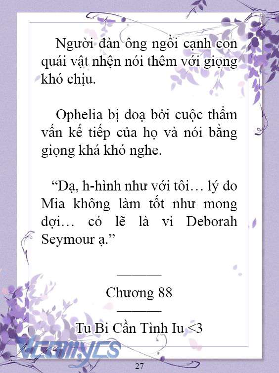 [Novel] Làm Ác Nữ Bộ Không Tốt Sao? Chap 88 - Next Chap 89