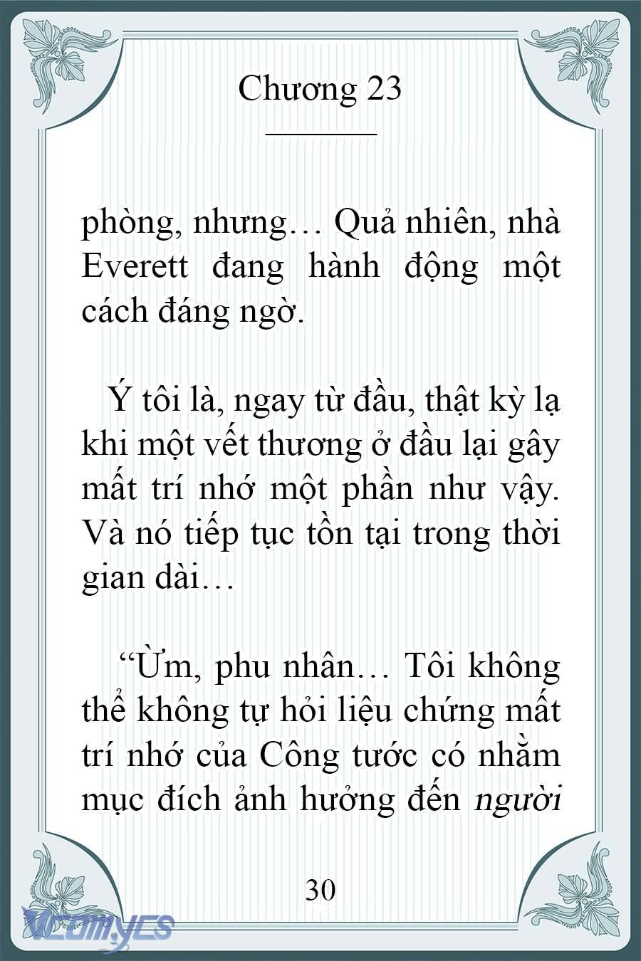 [Novel] Người Chồng Ghét Tôi Đã Mất Trí Nhớ Chap 23 - Next Chap 24