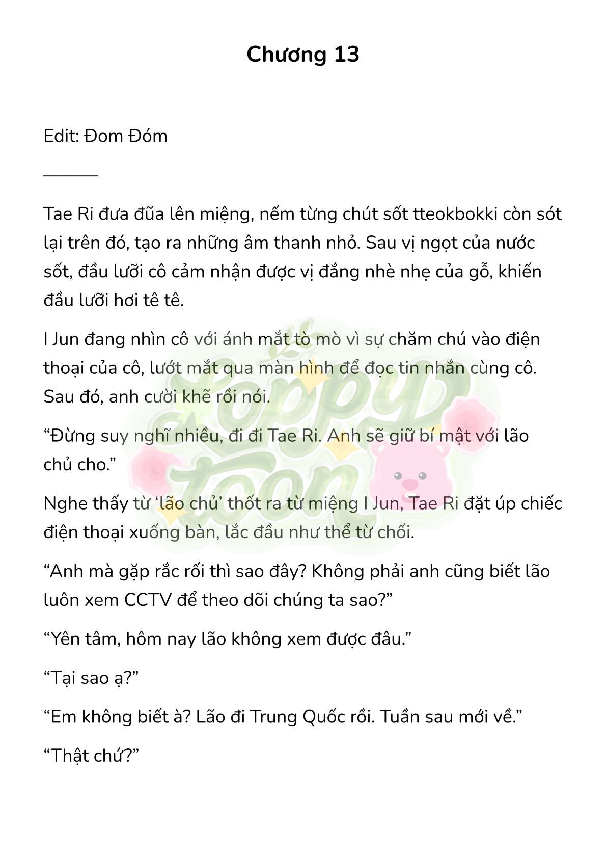[Novel] Gửi Kẻ Xa Lạ Phản Bội Đạo Đức Chap 13 - Next Chap 14