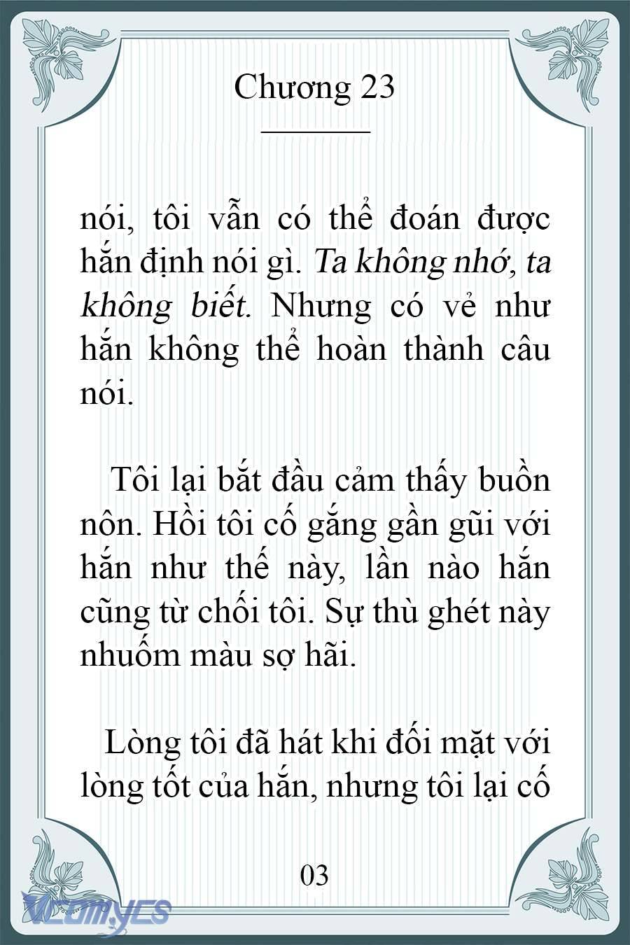 [Novel] Người Chồng Ghét Tôi Đã Mất Trí Nhớ Chap 23 - Next Chap 24