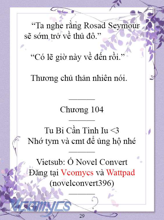 [Novel] Làm Ác Nữ Bộ Không Tốt Sao? Chap 104 - Next Chap 105