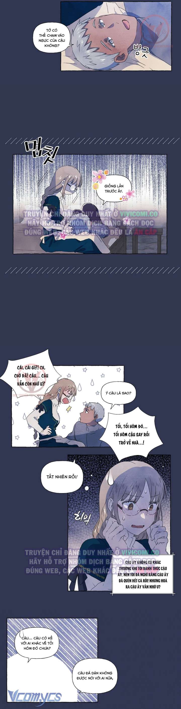 [18+] Chàng Sói Ngốc Và Nàng Thủ Thư Chapter 7 - Next Chapter 8