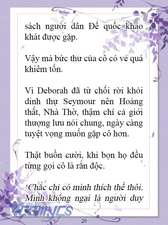 [Novel] Làm Ác Nữ Bộ Không Tốt Sao? Chap (NT1) - Trang 2