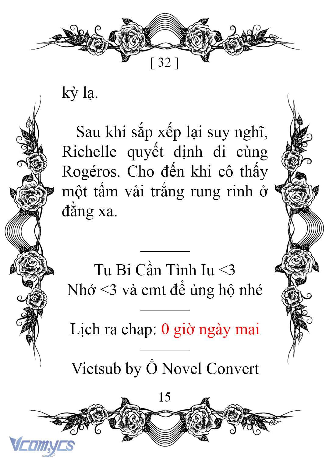 [Novel] Chào Mừng Đến Với Dinh Thự Hoa Hồng Chap 32 - Next Chap 33