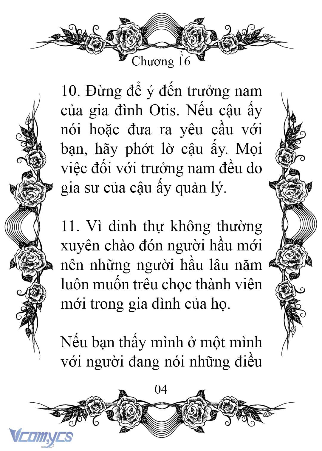[Novel] Chào Mừng Đến Với Dinh Thự Hoa Hồng Chap 16 - Next Chap 17
