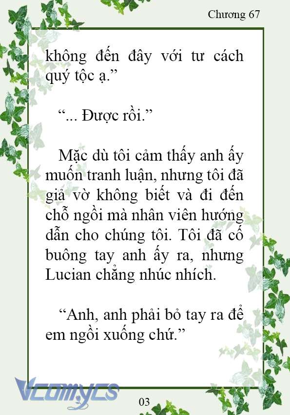 [Novel] Trở Thành Em Gái Của Nam Chính Tiểu Thuyết Đam Mỹ Chap 67 - Next Chap 68