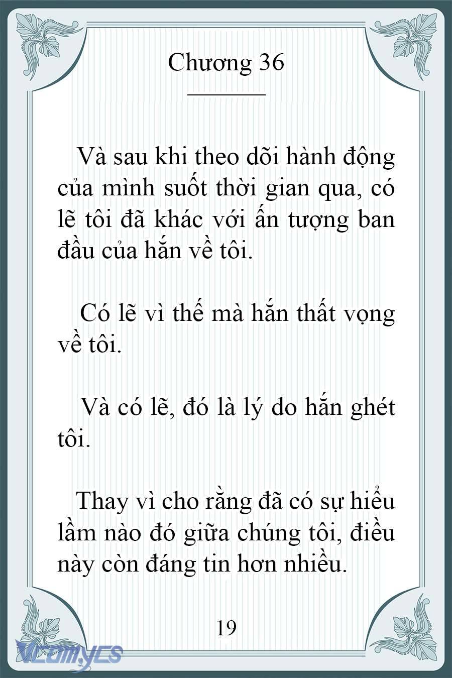 [Novel] Người Chồng Ghét Tôi Đã Mất Trí Nhớ Chap 36 - Next 
