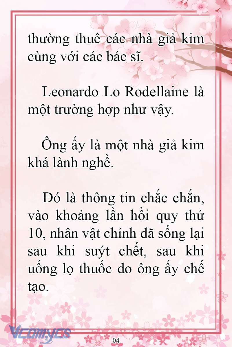 [Novel] Đặc Quyền Của Người Chuyển Sinh Chap 5 - Next Chap 6