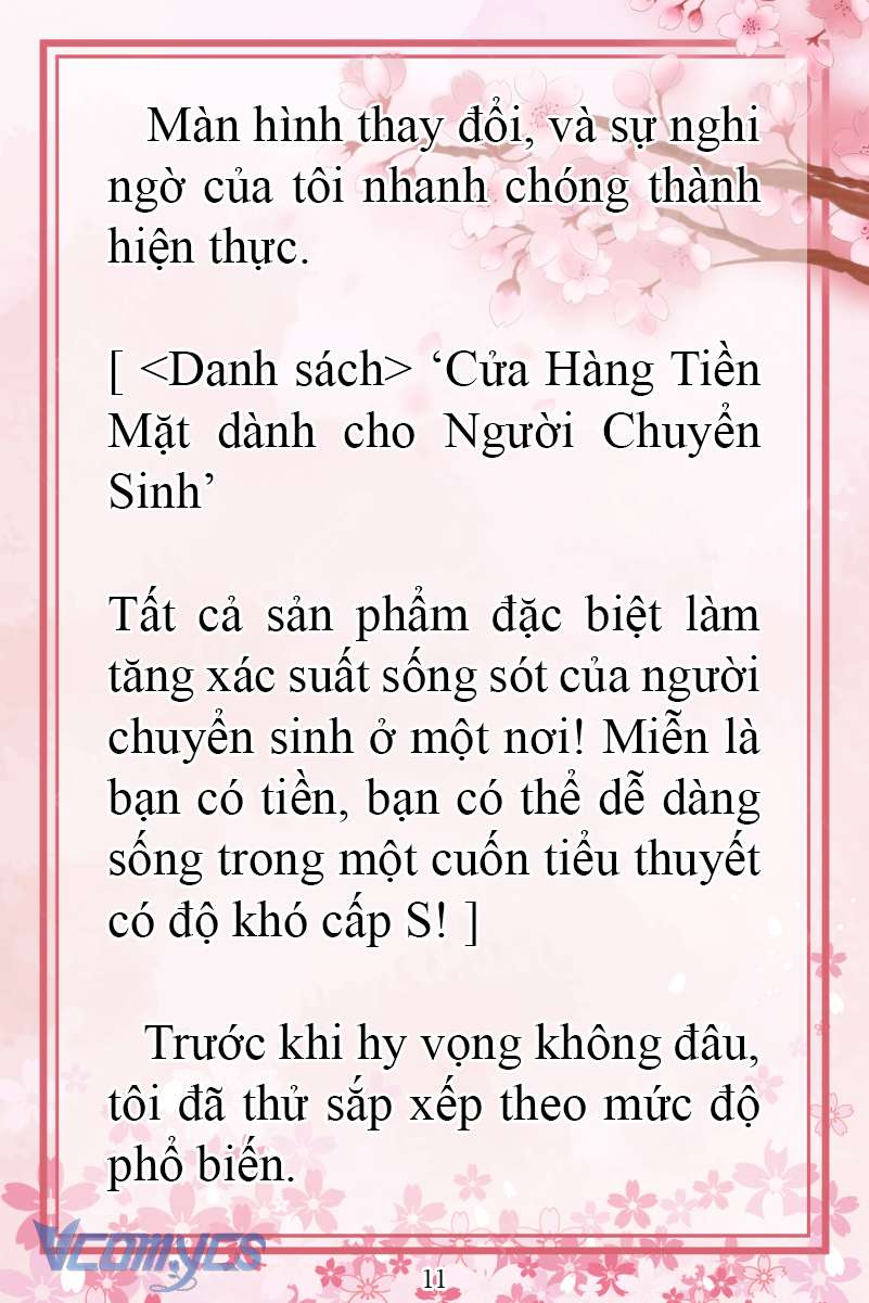 [Novel] Đặc Quyền Của Người Chuyển Sinh Chap 2 - Next Chap 3