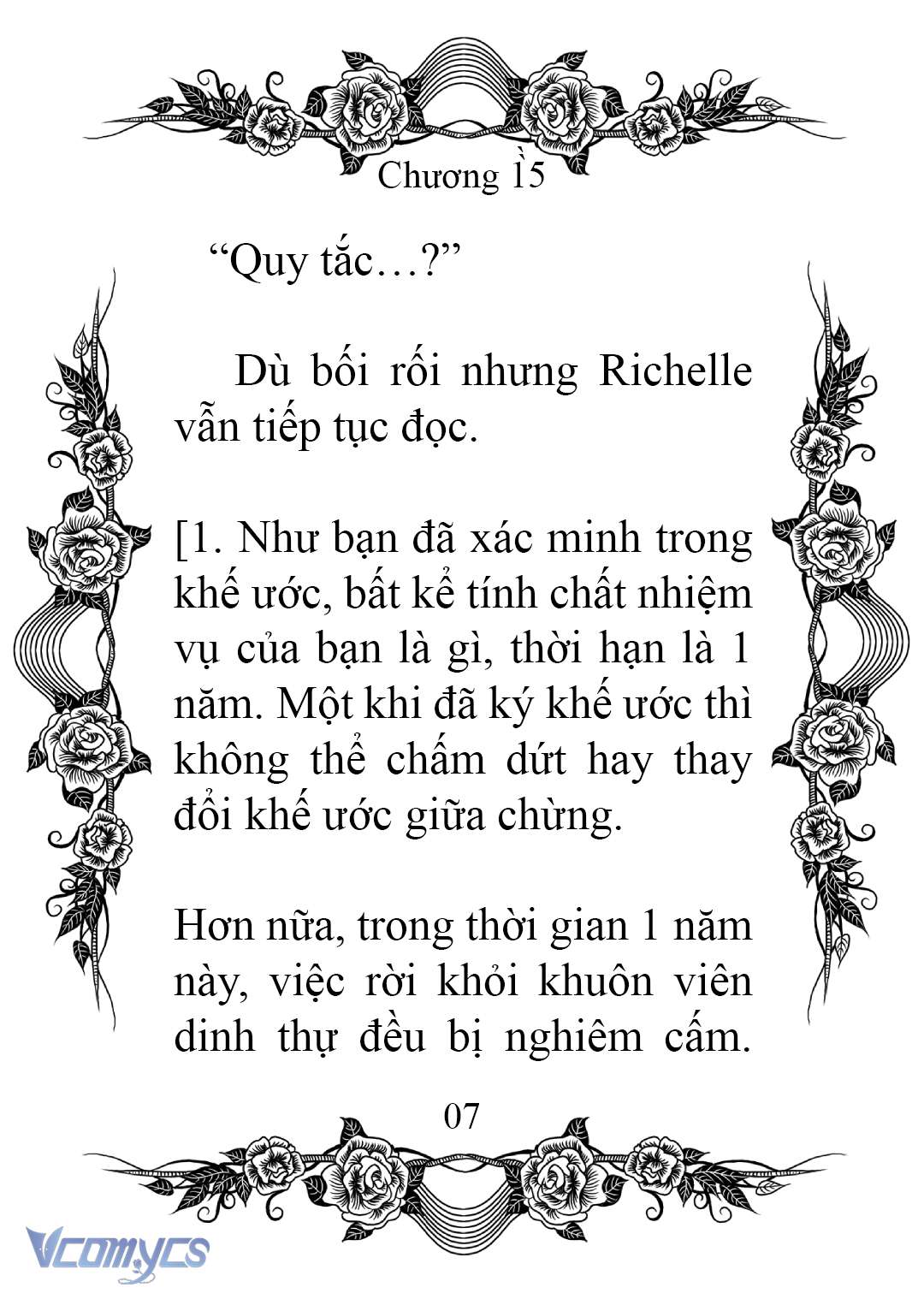 [Novel] Chào Mừng Đến Với Dinh Thự Hoa Hồng Chap 15 - Next Chap 16