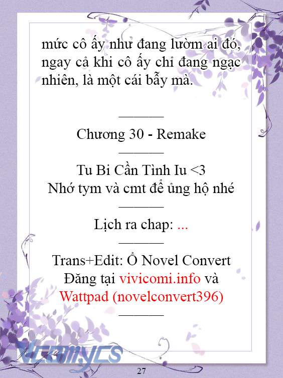 [Novel] Làm Ác Nữ Bộ Không Tốt Sao? Chap 30 - Next Chap 31
