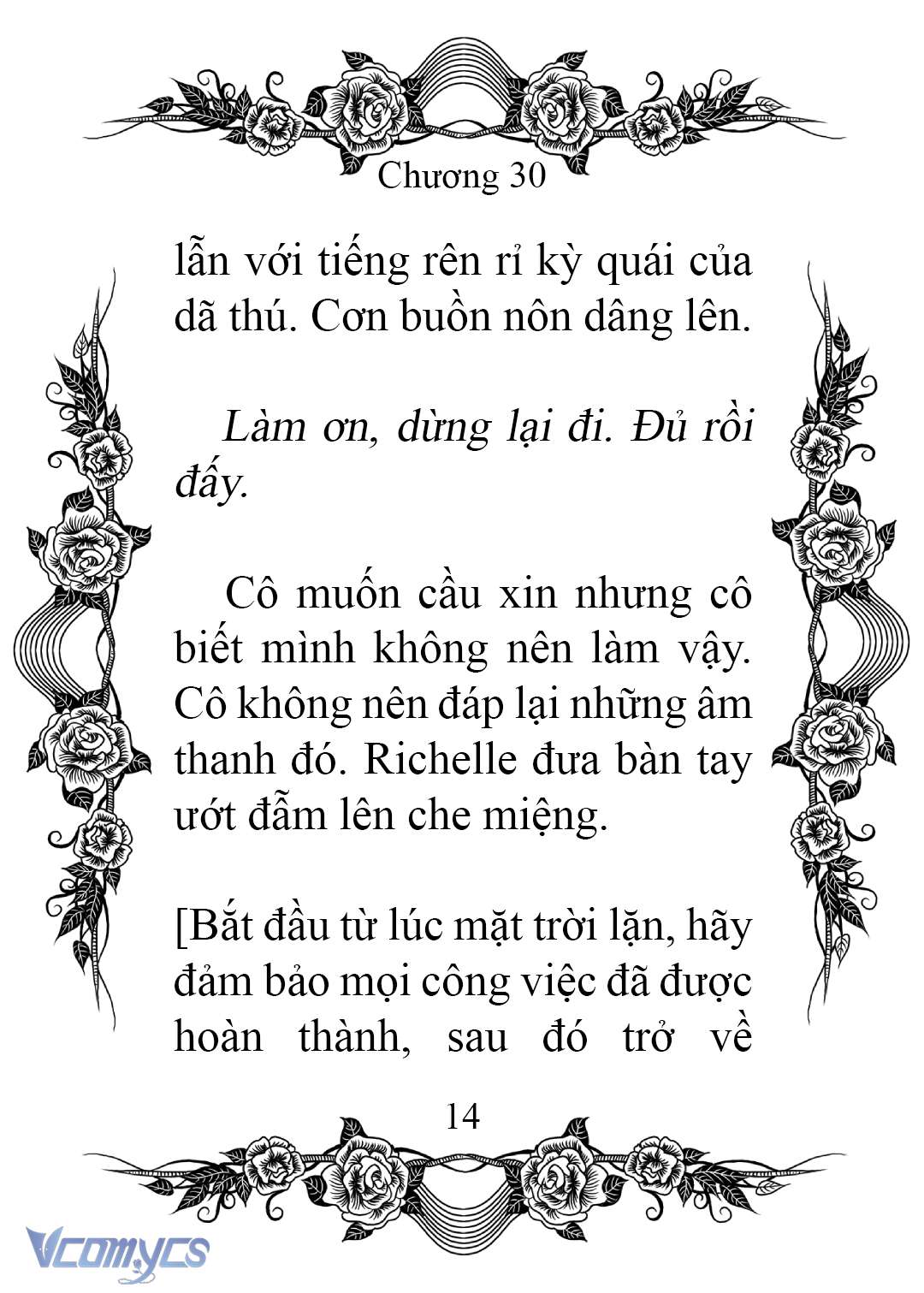 [Novel] Chào Mừng Đến Với Dinh Thự Hoa Hồng Chap 30 - Next Chap 31
