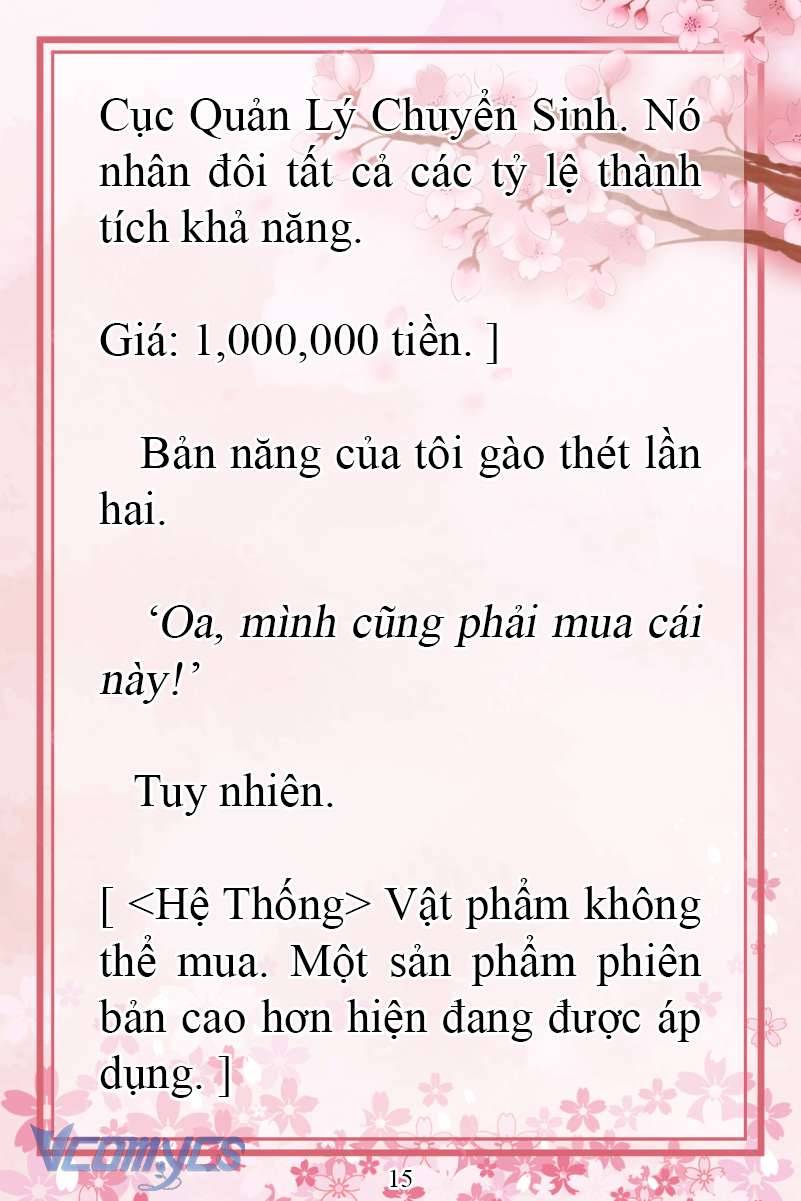 [Novel] Đặc Quyền Của Người Chuyển Sinh Chap 2 - Next Chap 3