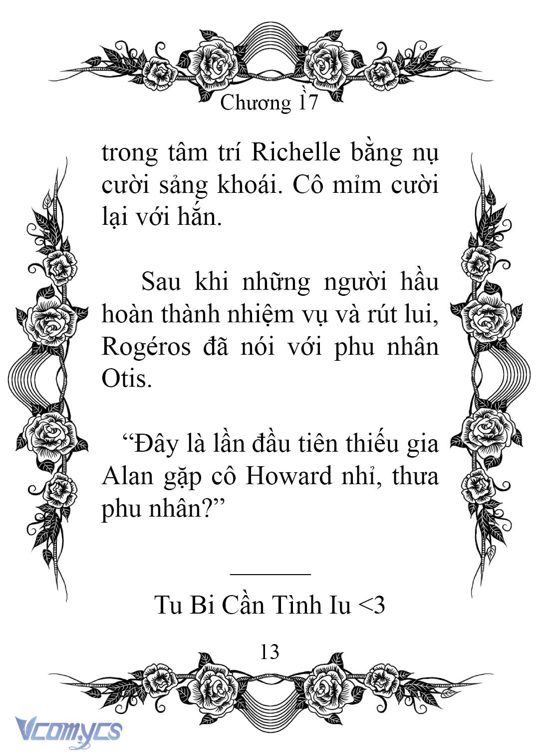 [Novel] Chào Mừng Đến Với Dinh Thự Hoa Hồng Chap 17 - Next Chap 18