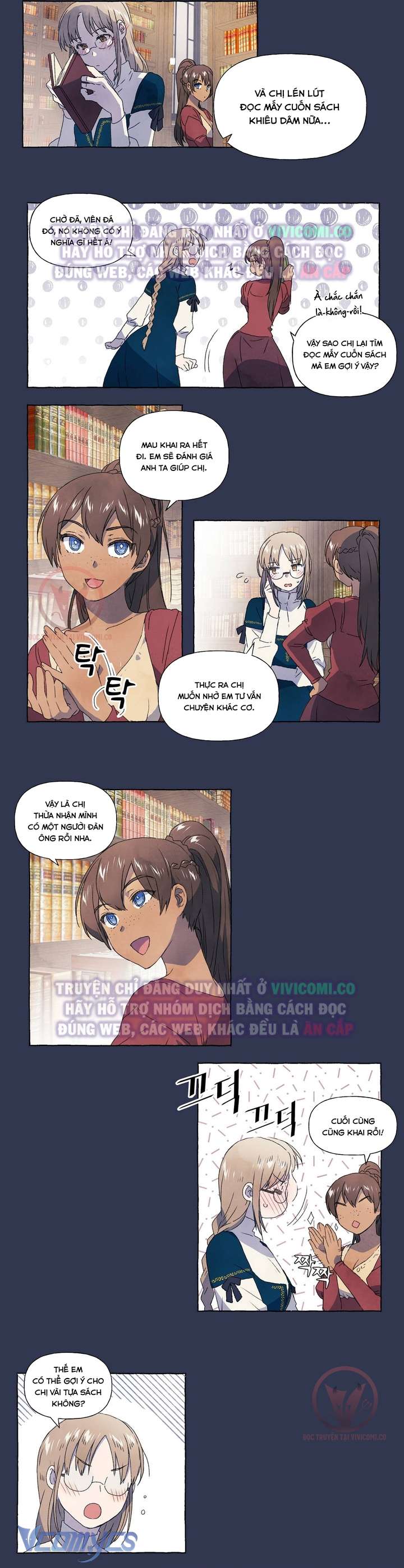 [18+] Chàng Sói Ngốc Và Nàng Thủ Thư Chapter 9 - Trang 3