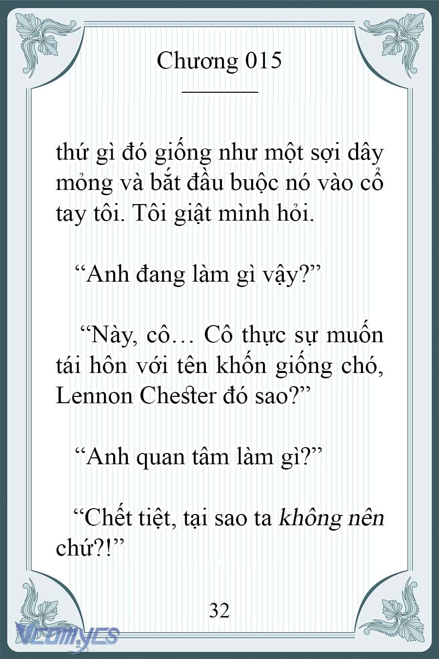 [Novel] Người Chồng Ghét Tôi Đã Mất Trí Nhớ Chap 15 - Next Chap 16