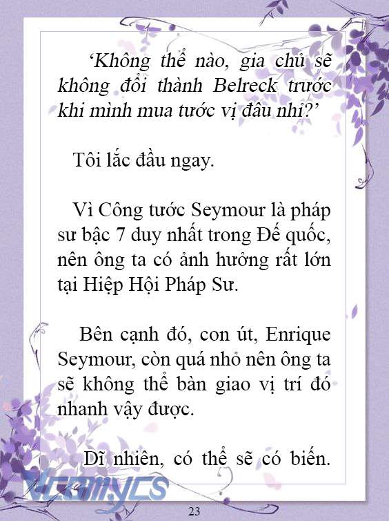 [Novel] Làm Ác Nữ Bộ Không Tốt Sao? Chap 9 - Trang 2
