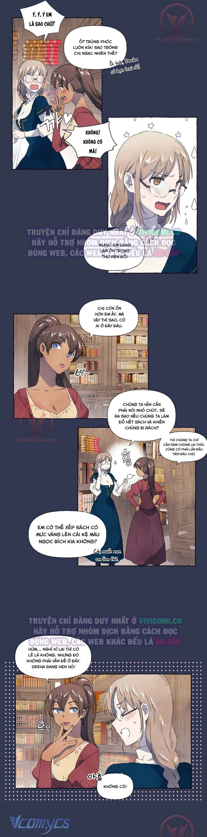 [18+] Chàng Sói Ngốc Và Nàng Thủ Thư Chapter 6 - Trang 3