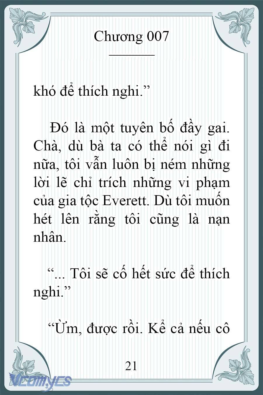 [Novel] Người Chồng Ghét Tôi Đã Mất Trí Nhớ Chap 7 - Next Chap 8
