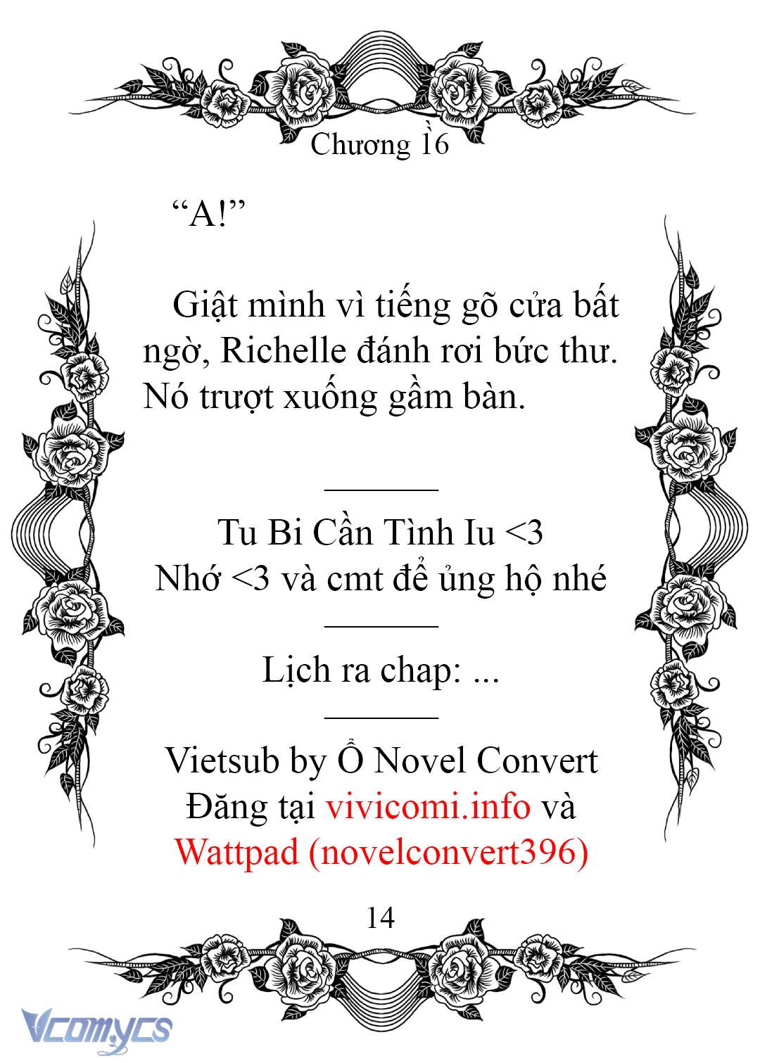 [Novel] Chào Mừng Đến Với Dinh Thự Hoa Hồng Chap 16 - Next Chap 17