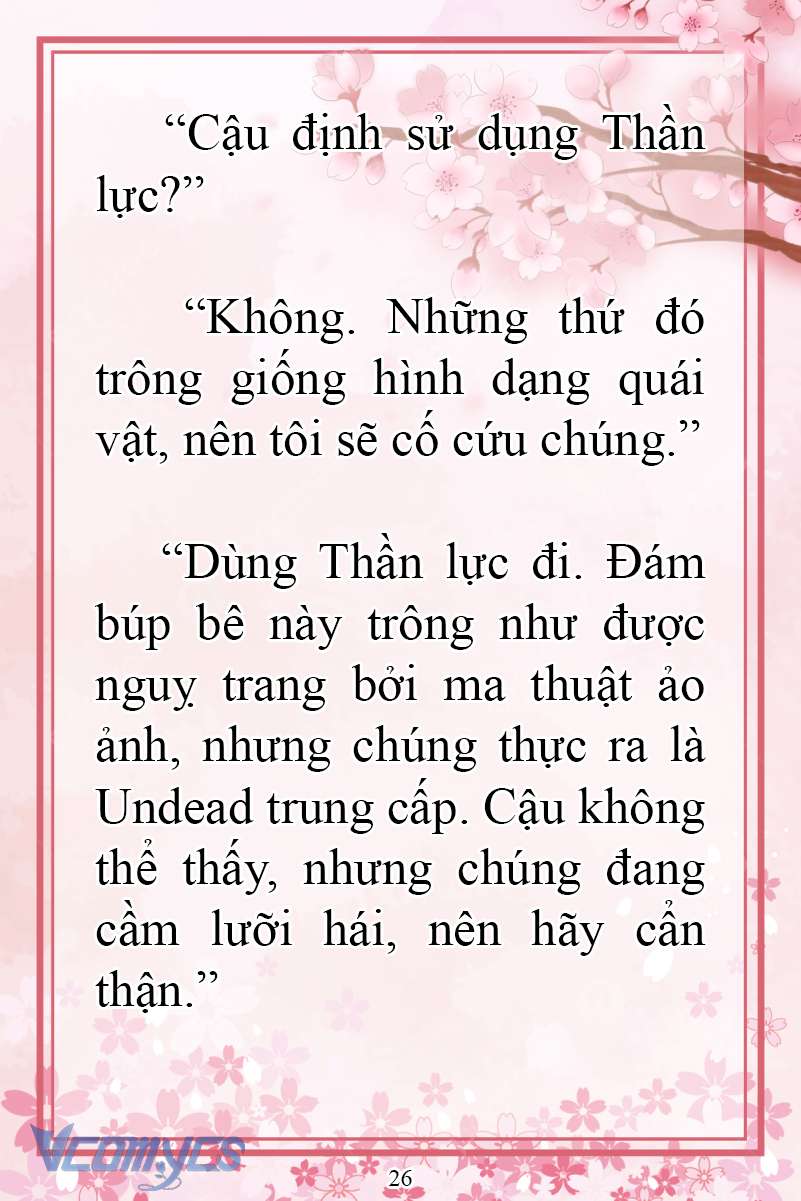 [Novel] Đặc Quyền Của Người Chuyển Sinh Chap 24 - Next Chap 25