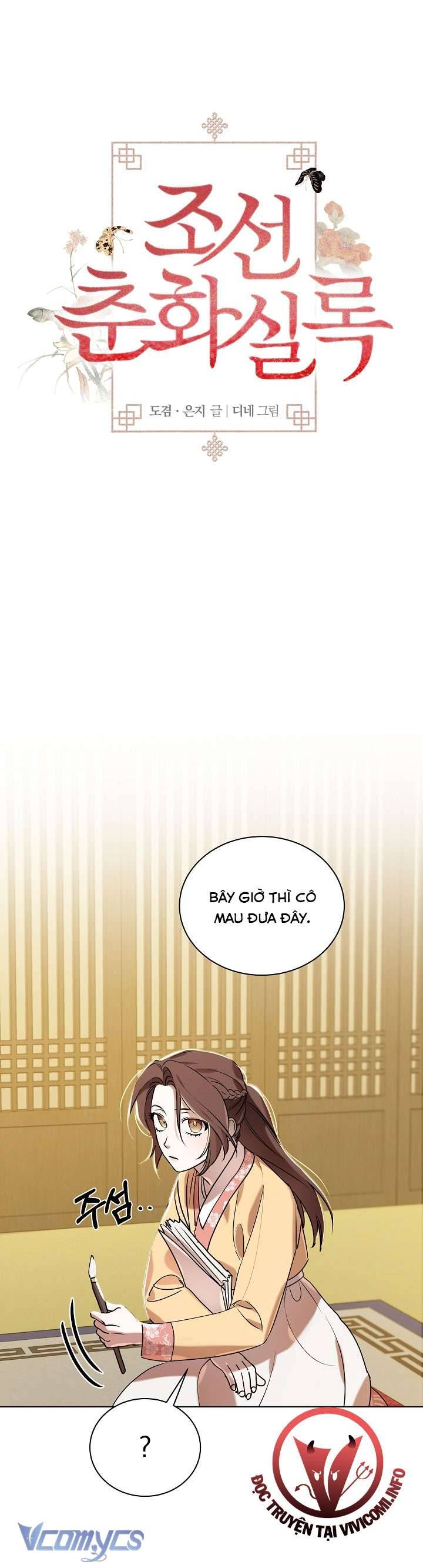 [18+] Biên Niên Sử Xuân Họa Thời Joseon Chap 7 - Trang 2