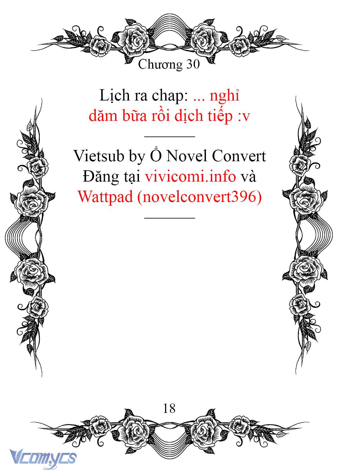 [Novel] Chào Mừng Đến Với Dinh Thự Hoa Hồng Chap 30 - Next Chap 31
