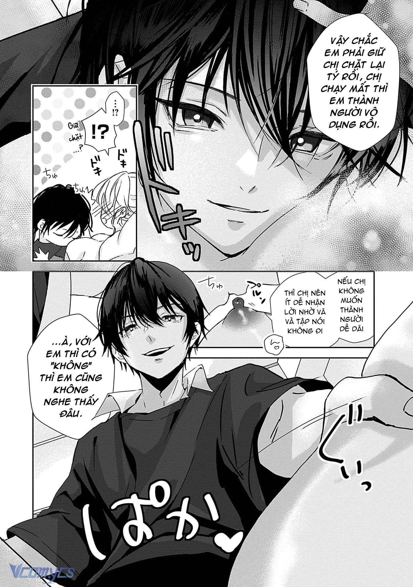 [18+]Bị Em Trai Nhà Bên Dụ Dỗ Rồi!!! Chap 2 - Trang 2