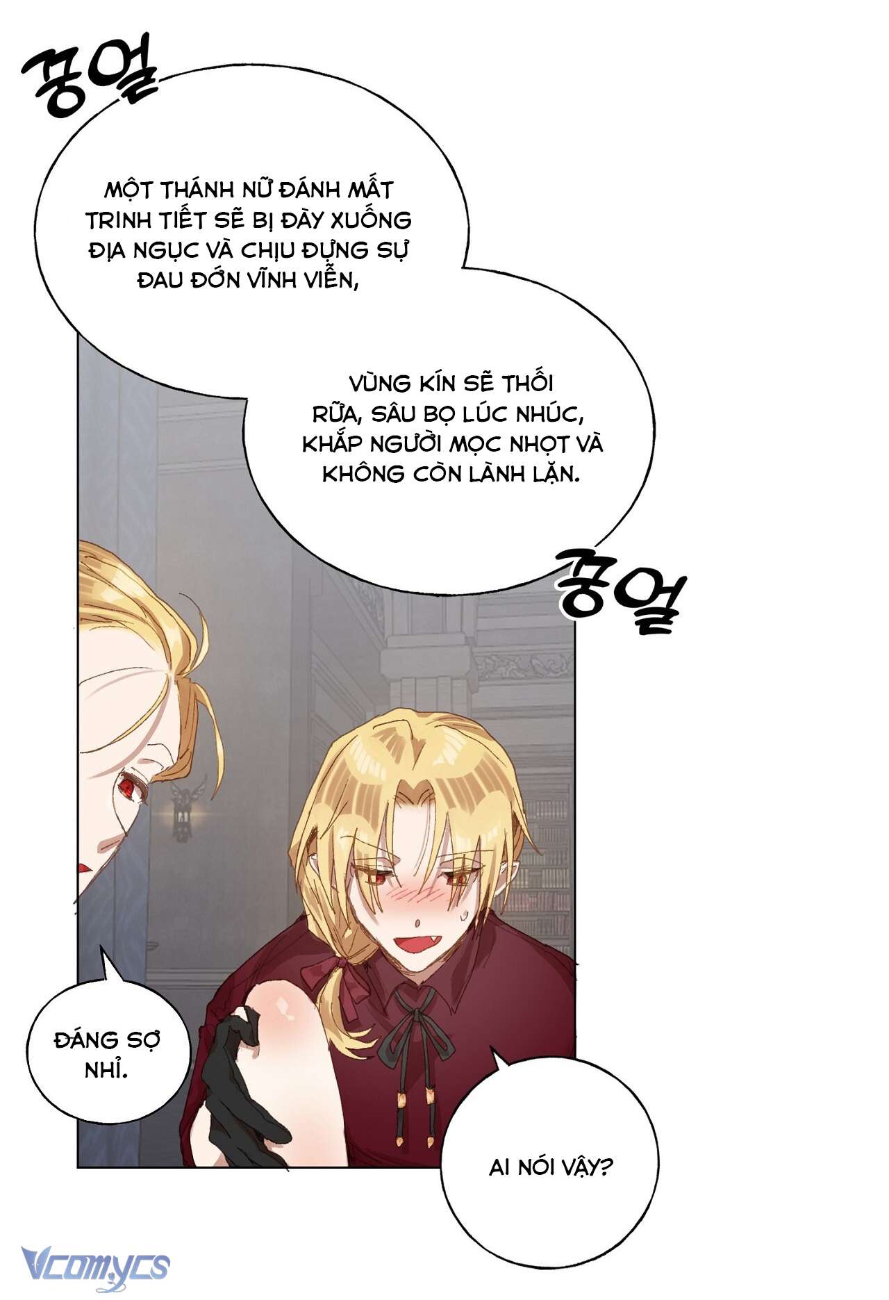 Cách một thánh nữ sa ngã sống cùng quỷ dữ Chap 17 - Trang 2