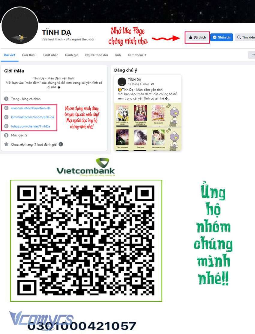 Sở Ô Chap Đặc Biệt - Next Thông báo của tác giả