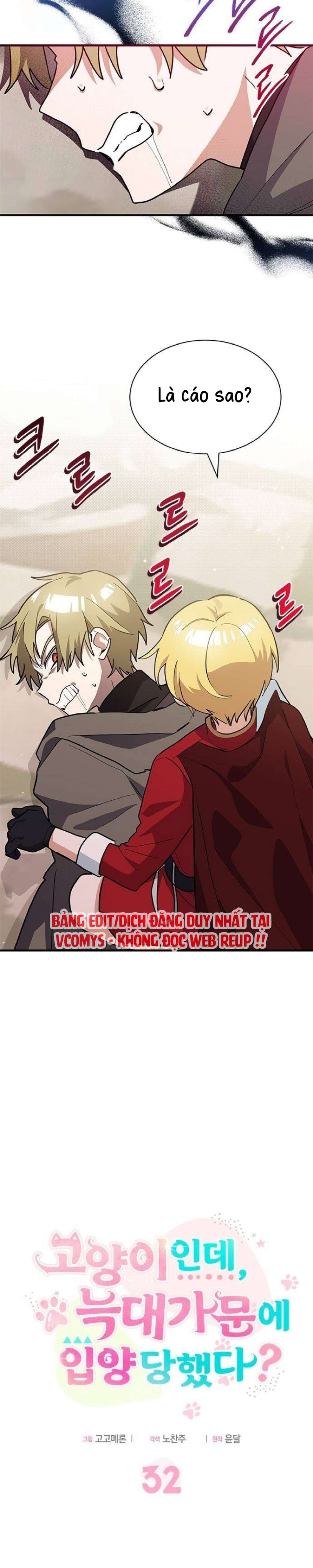 Mèo con được gia tộc sói nhận nuôi? Chapter 32 - Next Chapter 33