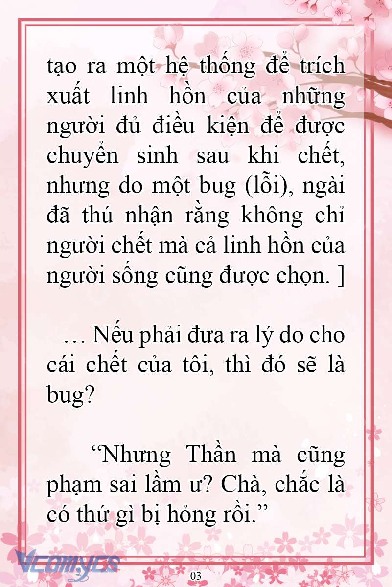 [Novel] Đặc Quyền Của Người Chuyển Sinh Chap 7 - Next Chap 8