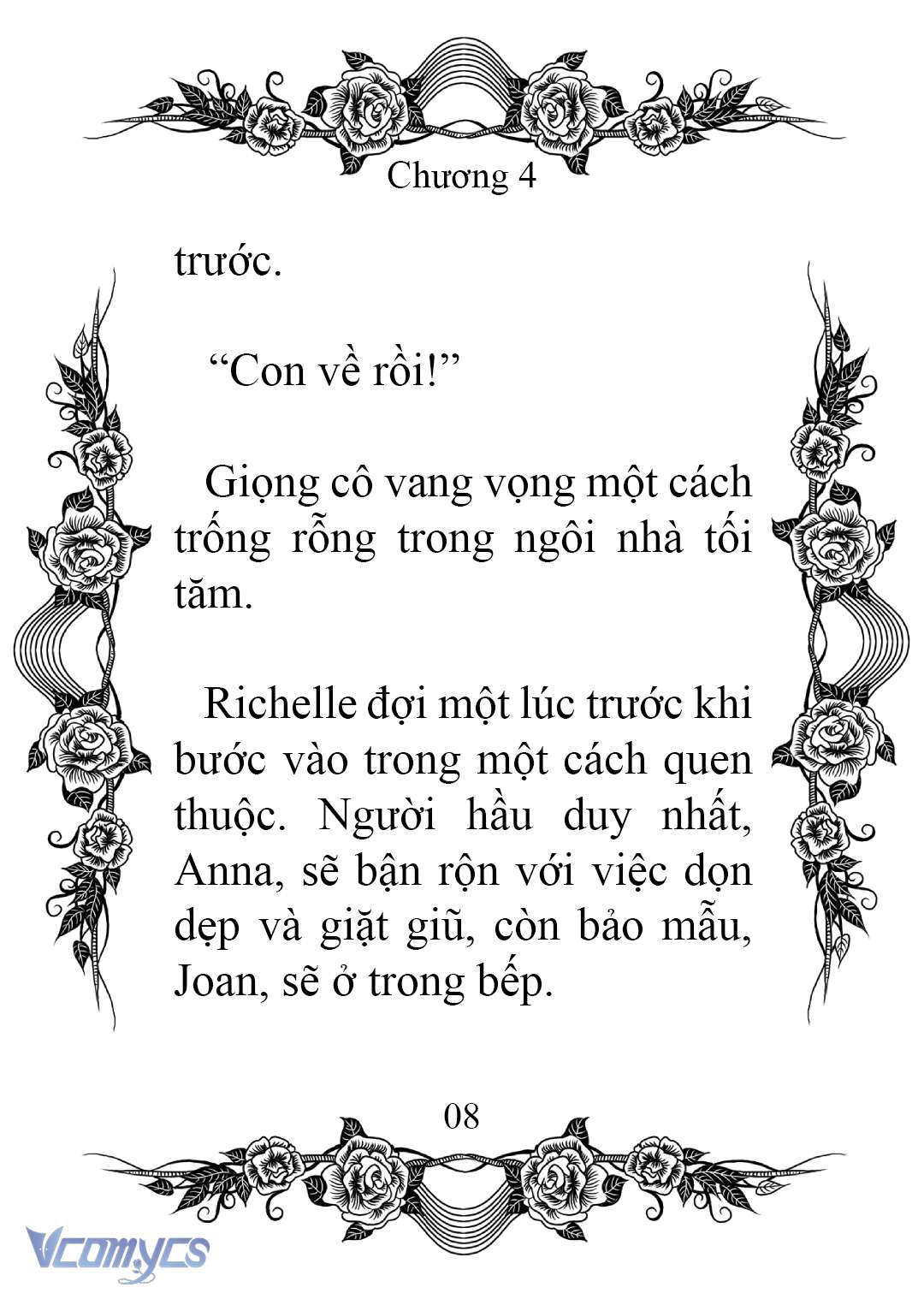[Novel] Chào Mừng Đến Với Dinh Thự Hoa Hồng Chap 4 - Next Chap 5