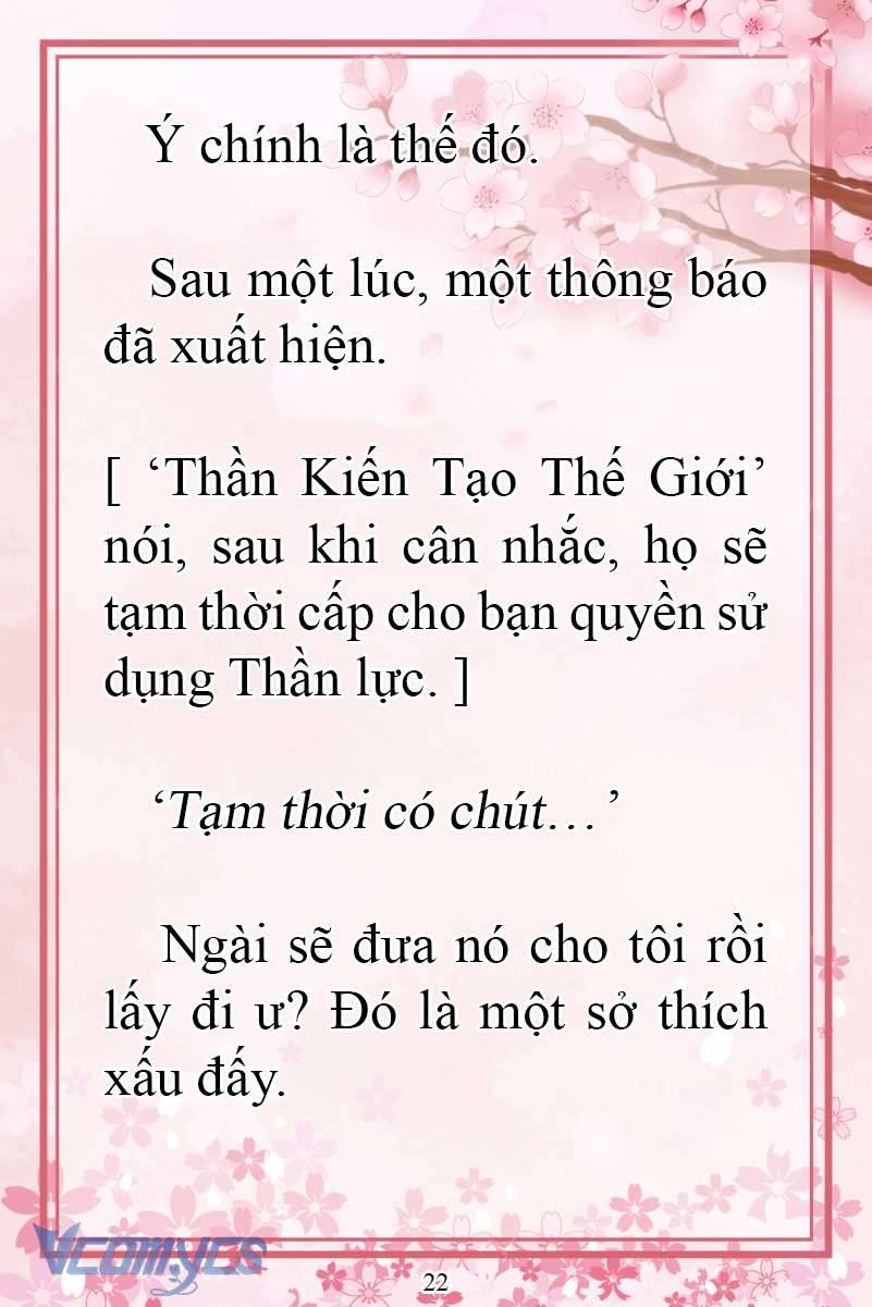 [Novel] Đặc Quyền Của Người Chuyển Sinh Chap 11 - Next Chap 12