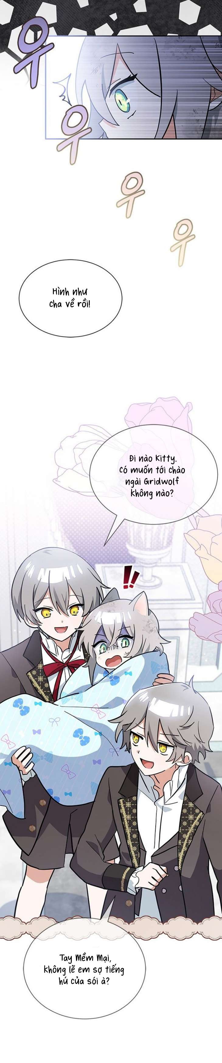 Mèo con được gia tộc sói nhận nuôi? Chapter 3 - Trang 3