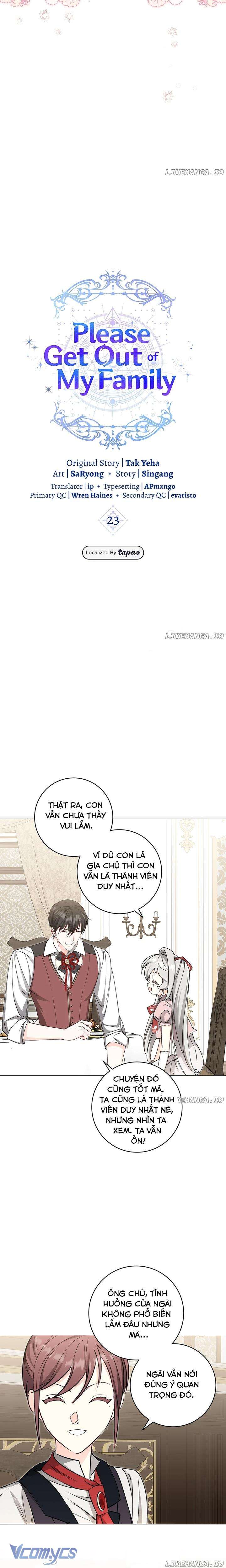 Cút Khỏi Gia Tộc Của Tôi! Chap 23 - Trang 2