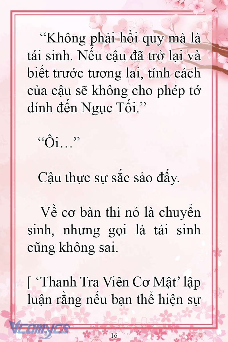 [Novel] Đặc Quyền Của Người Chuyển Sinh Chap 21 - Next Chap 22