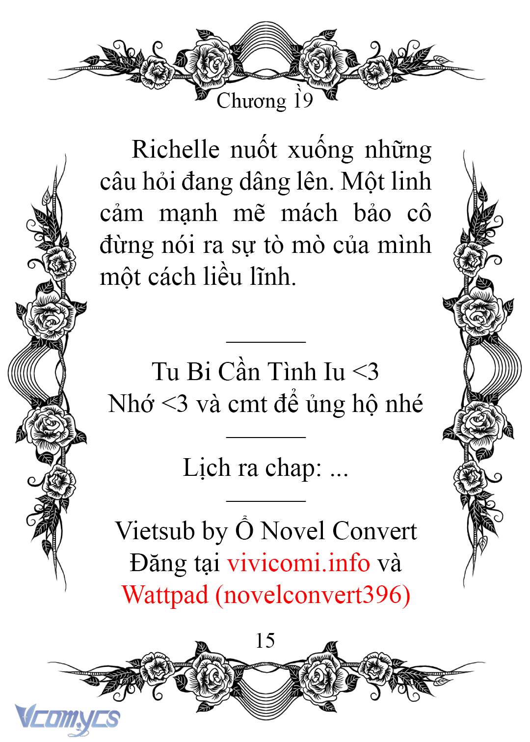 [Novel] Chào Mừng Đến Với Dinh Thự Hoa Hồng Chap 19 - Next Chap 20