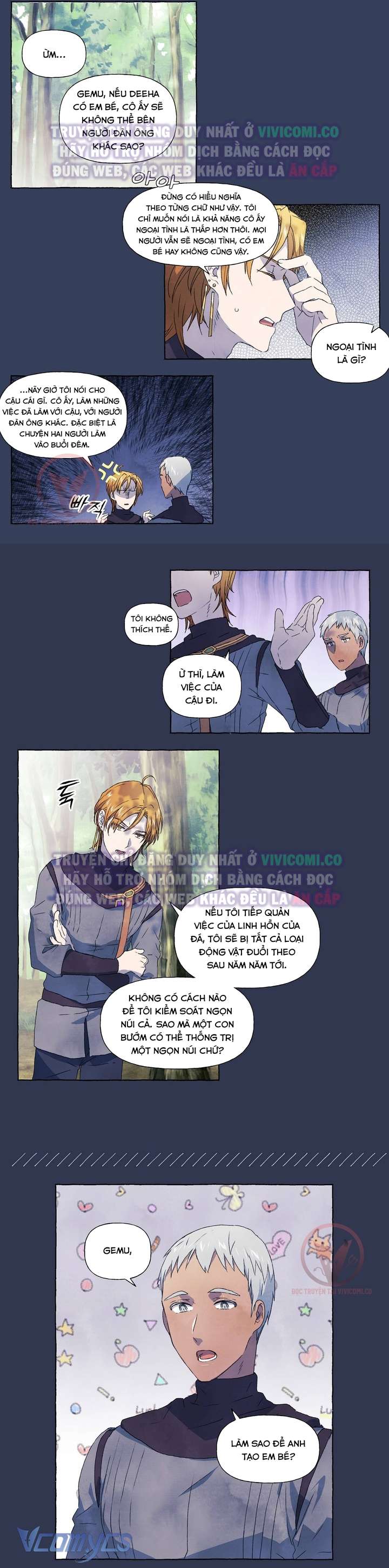 [18+] Chàng Sói Ngốc Và Nàng Thủ Thư Chapter 10 - Next Chapter 11