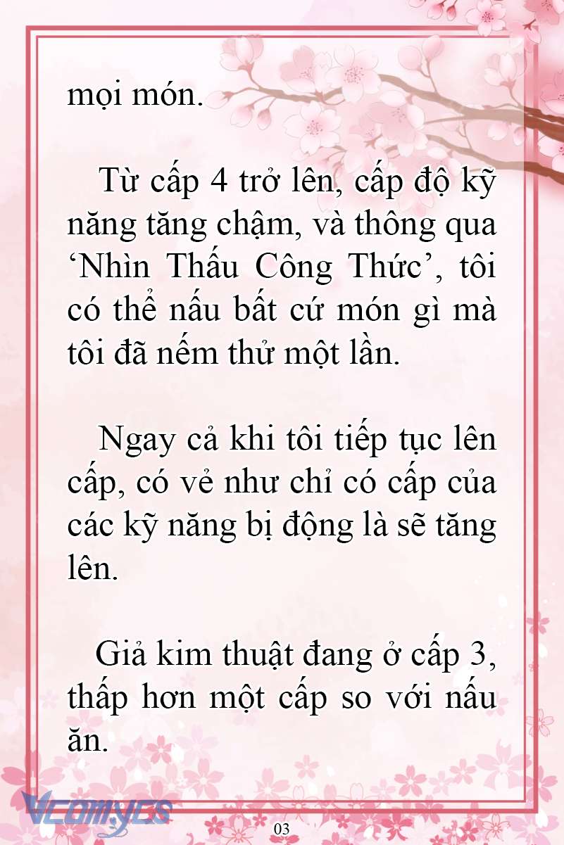 [Novel] Đặc Quyền Của Người Chuyển Sinh Chap 11 - Next Chap 12
