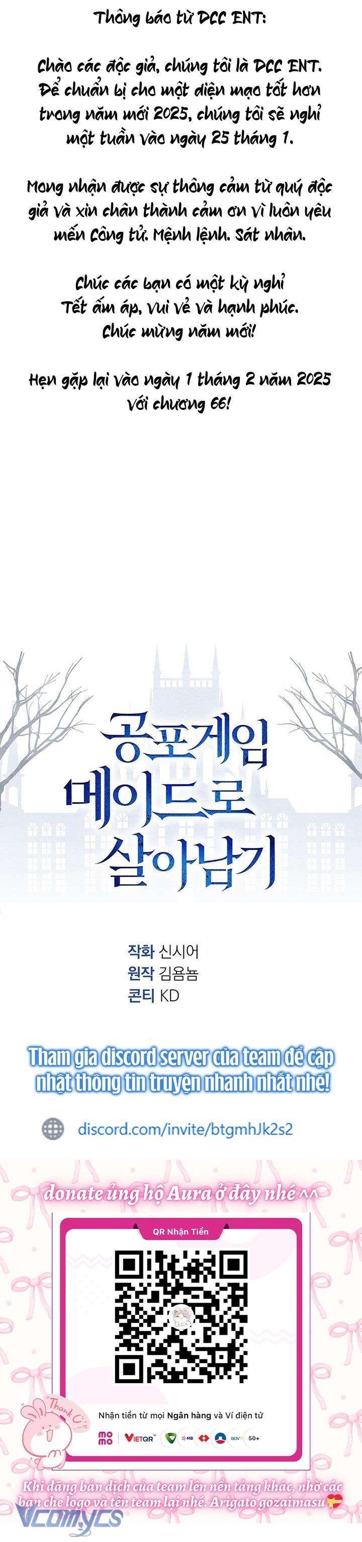 Sống Sót Như Một Hầu Gái Trong Trò Chơi Kinh Dị Chapter 65 - Next Chap 66
